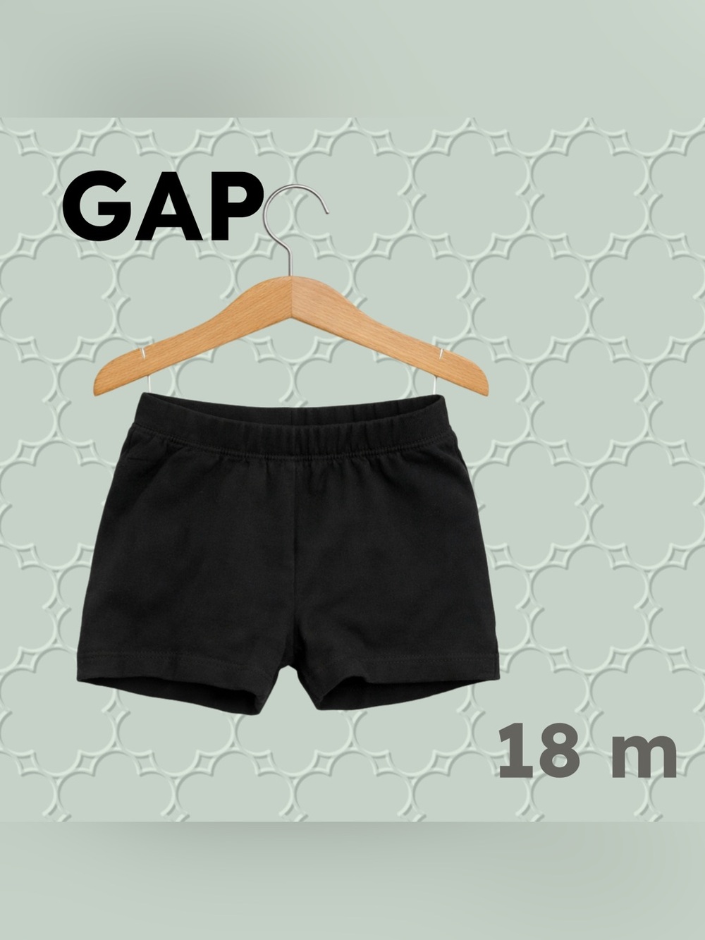🇺🇸👍GUC GAP | 18 m| Classic Unisex Brannan's Favorites Black Toddler Shorts